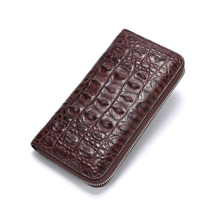 Skin Bone Leather Wallet Men's Long Hand - Trendha