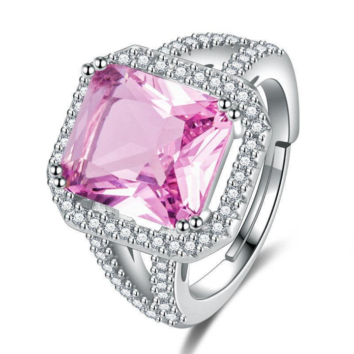 Women's Ocean Heart Love Crystal Ring - Trendha