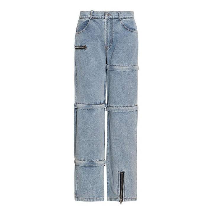 Women's Street Fashion Personalized Design Jeans - Trendha