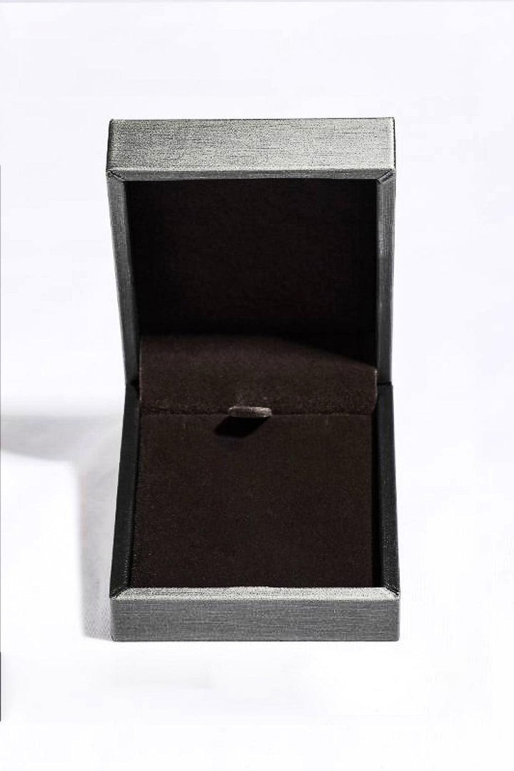 925 Sterling Silver 1 Carat Moissanite Heart Pendant Necklace - Trendha