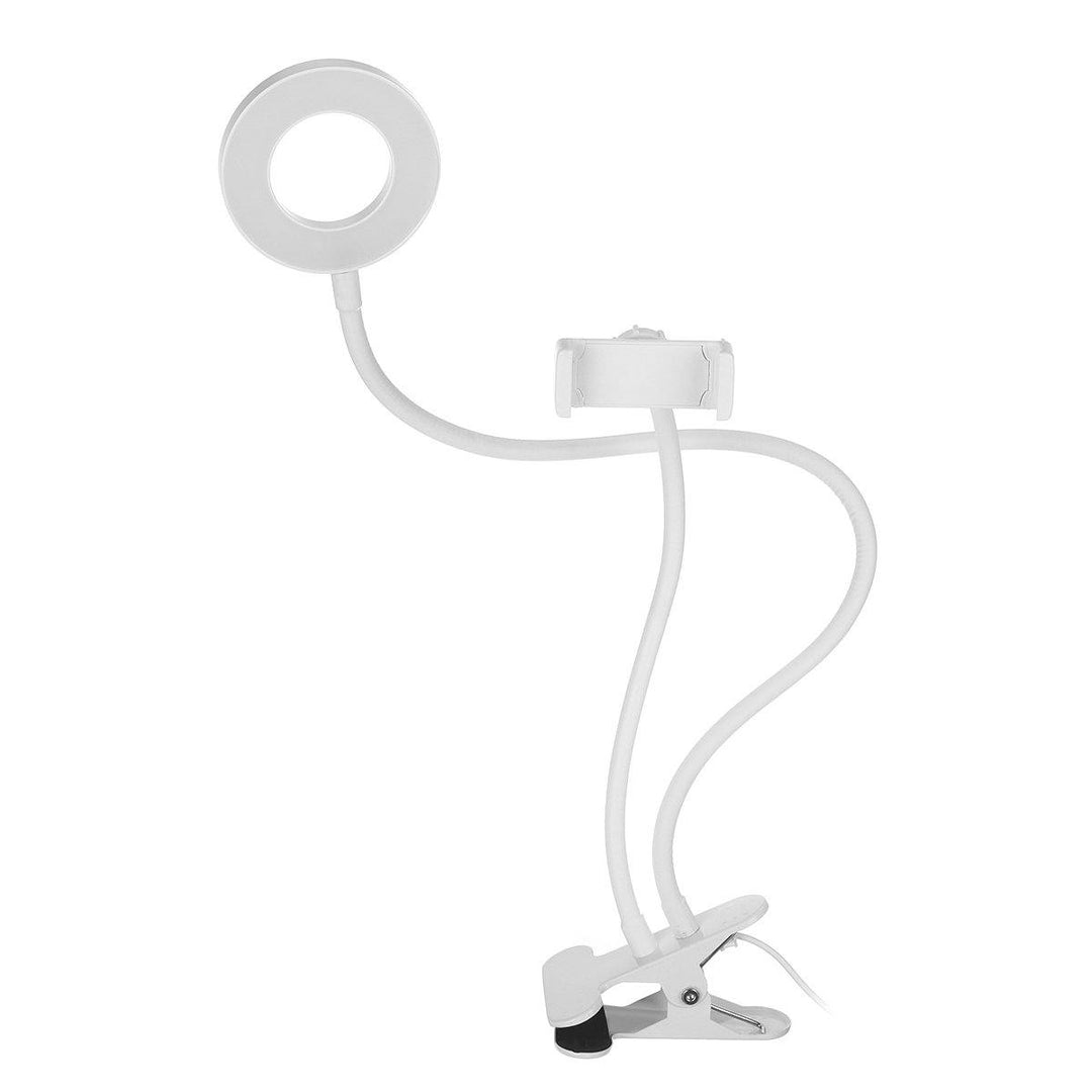 LED Beauty Light Stand 10 LED Lights Free Adjustable Stand Clip-on Streaming Light Replenishing Support Home Office Illuminating Equipment - Trendha