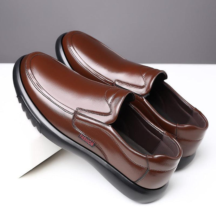 Soft-soled Soft Leather Non-slip Shoes For The Elderly - Trendha