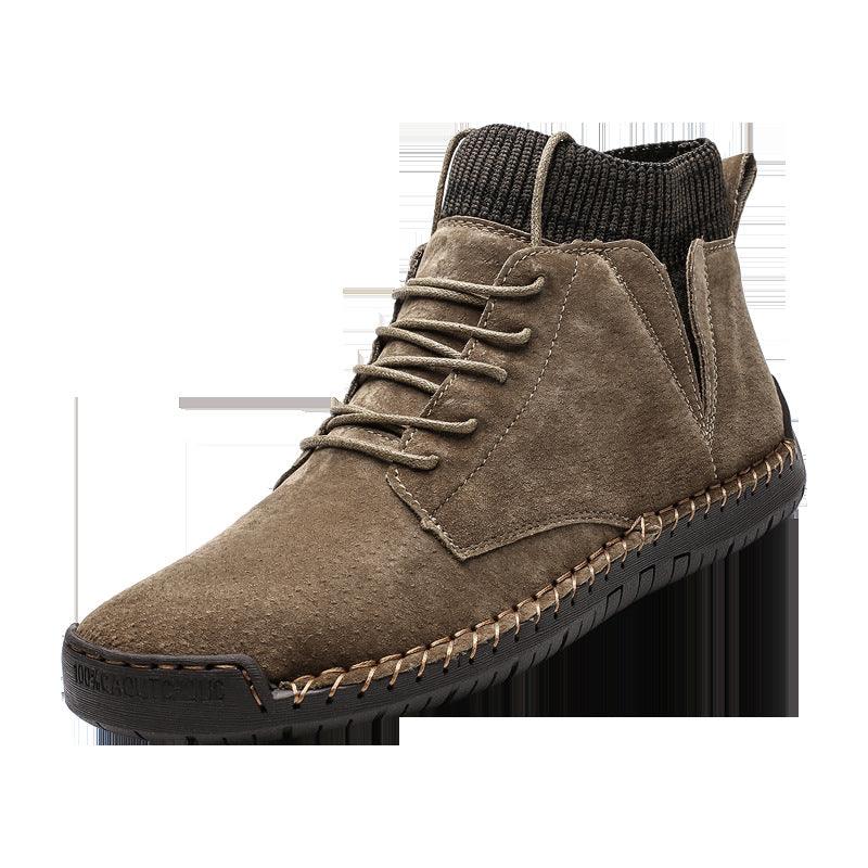Men's Casual Warm Socks Shoes Ankle Boots - Trendha