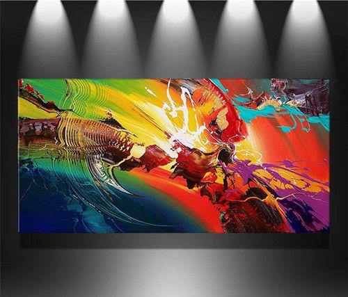 120x60cm Abstract Ripple Canvas Art Print Oil Paintings Wall Picture Home Decor - Trendha