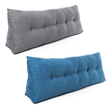 Bedside Cushion Triangular Bedside Big Pillow Large Backrest Soft Bed Backrest Home Office - Trendha