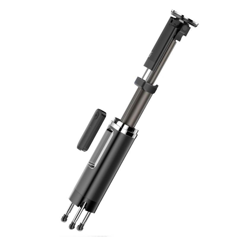 Bakeey Mini Foldable Extended bluetooth Remote Tripod Vlog Selfie Stick Monopod For iPhone Samsung Huawei - Trendha