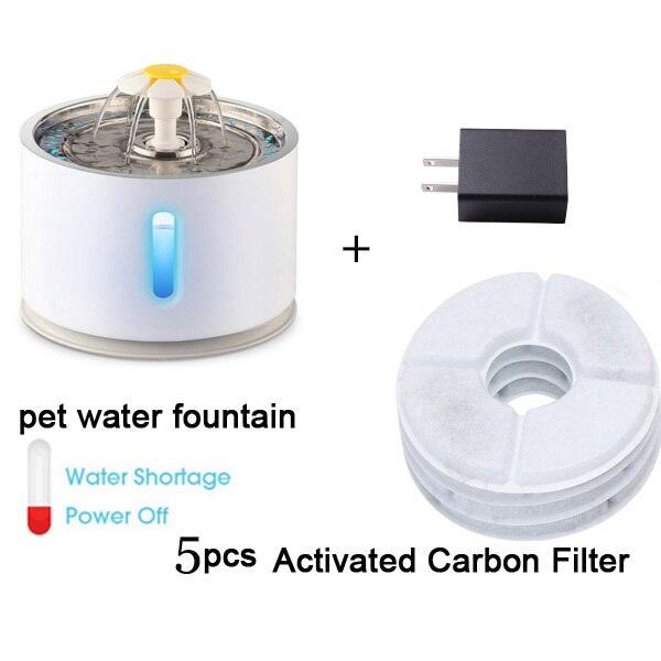 2.4L Automatic Cat Water Fountain - Trendha