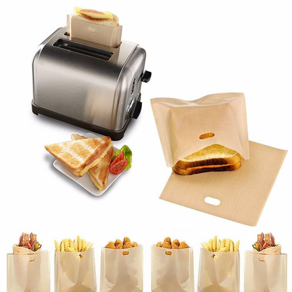 2 Pcs Reusable Toaster Bags Set - Trendha