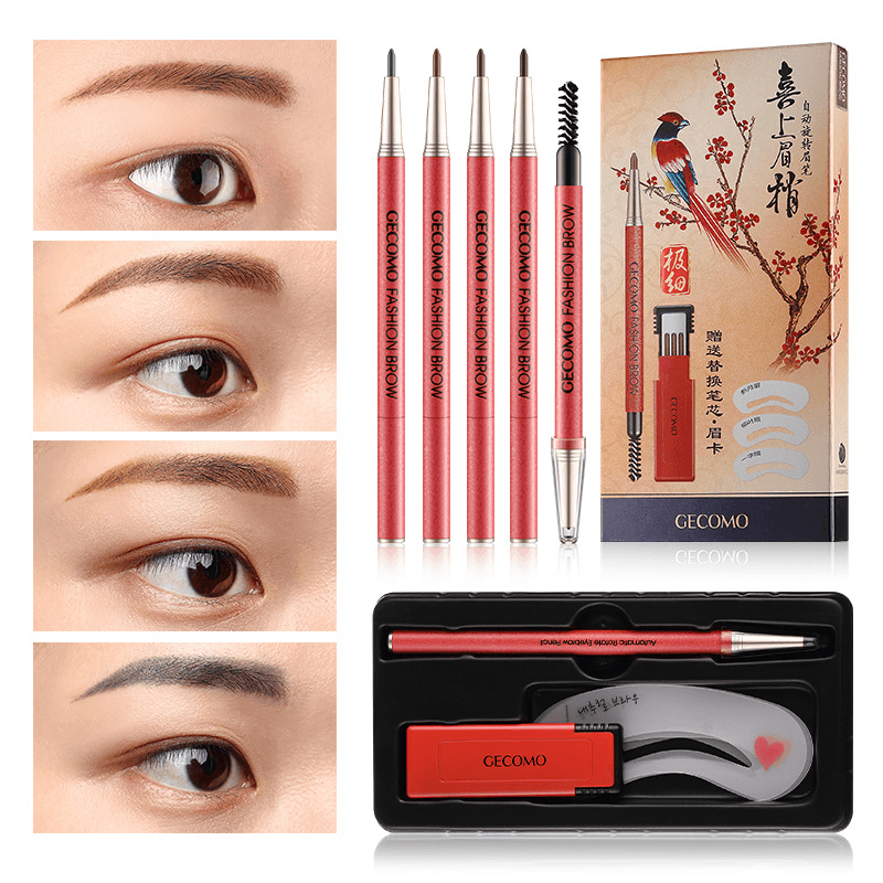 Eyebrow Pen Refill Eyebrow Stencils Double Head Eyebrow Pen Waterproof - Trendha