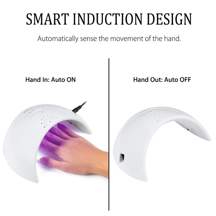 UV Lamp for Manicure LED Nail Dryer Lamp Sun Light Curing All Gel Polish Drying UV Gel USB Smart Timing Nail Art Tools - Trendha