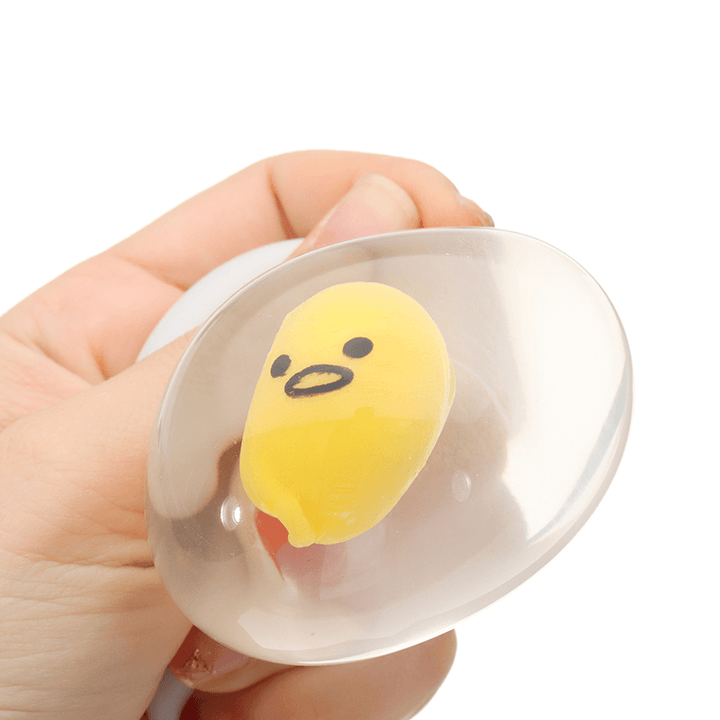 Squishy Yolk Grinding Transparent Egg Stress Reliever Squeeze Stress Party Fun Gift - Trendha