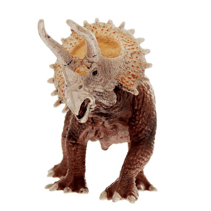 SNAEN 20CM PVC Dinosaurs Toy Triceratops Figure Animal Jurassic World Figures Diecast Model - Trendha