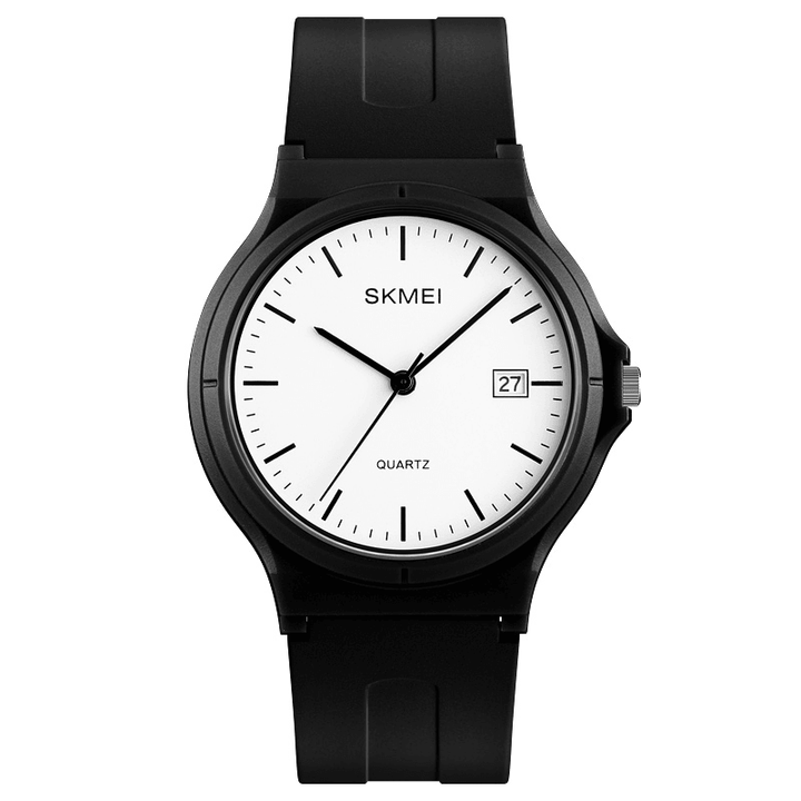 SKMEI 1449 Simple Black Pointer Fashion Colorful Men Women Quartz Watch - Trendha