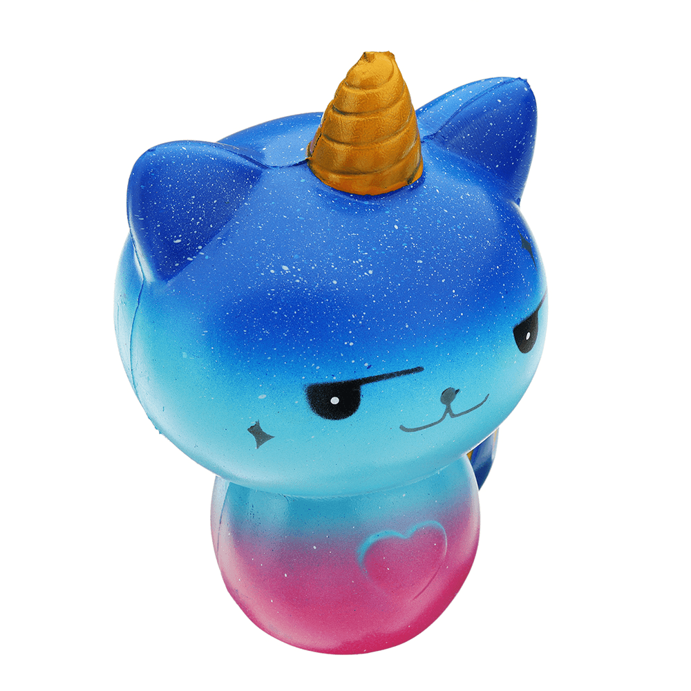 Galaxy Unicorn Cat Squishy 12*8.2CM Slow Rising Soft Collection Gift Decor Toy - Trendha