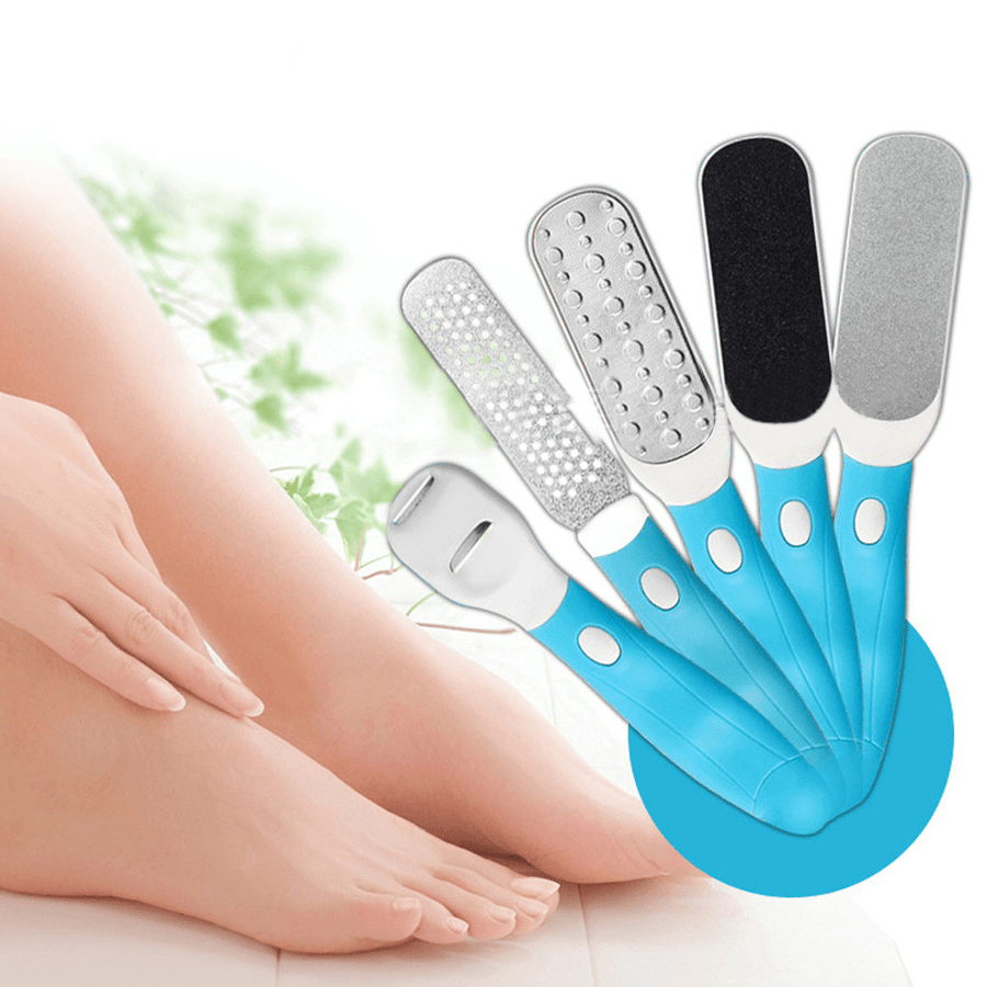 6 Pcs Foot Cuticle File Set Remove Dead Skin Pedicure Foot File for Feet Heel Care - Trendha