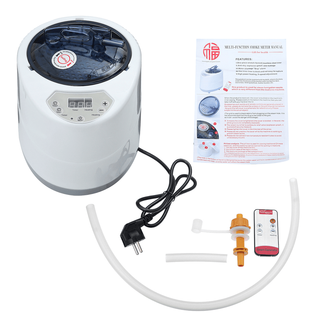2.0/2.5L Fumigation Machine Home Steamer Generator Sauna Spa Tent Body Therapy - Trendha