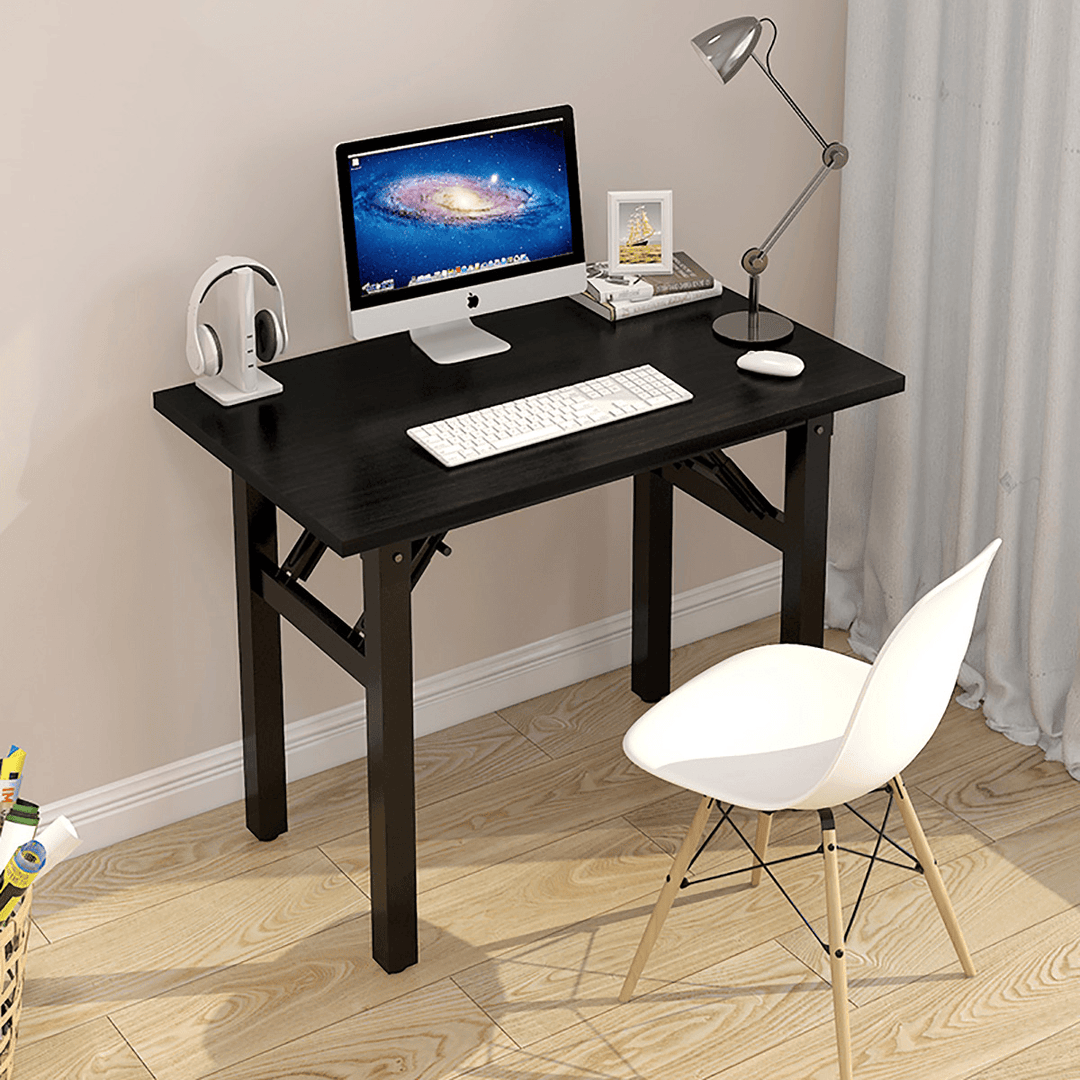 Foldable Computer Desk Student Writing Study Table Office Workstation Home Laptop Desk Game Table - Trendha