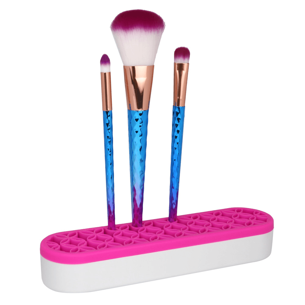 Silicone Makeup Brushes Organizer Cosmetic Storage Box Magic Makeup Tool Toothbrush Organizer - Trendha
