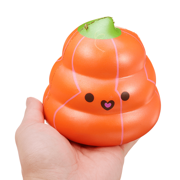 Puni Maru 14Cm Squishy Pumpkin Poop Super Slow Rising Toy Tag Gift - Trendha