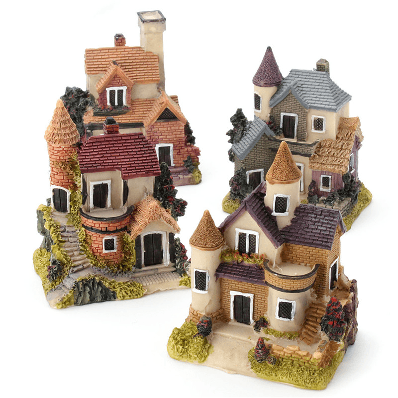 Dollhouse Miniature Kit Garden Dollhouse Micro Landscape DIY Mini Castle Model Toy Home Decoration Gift - Trendha