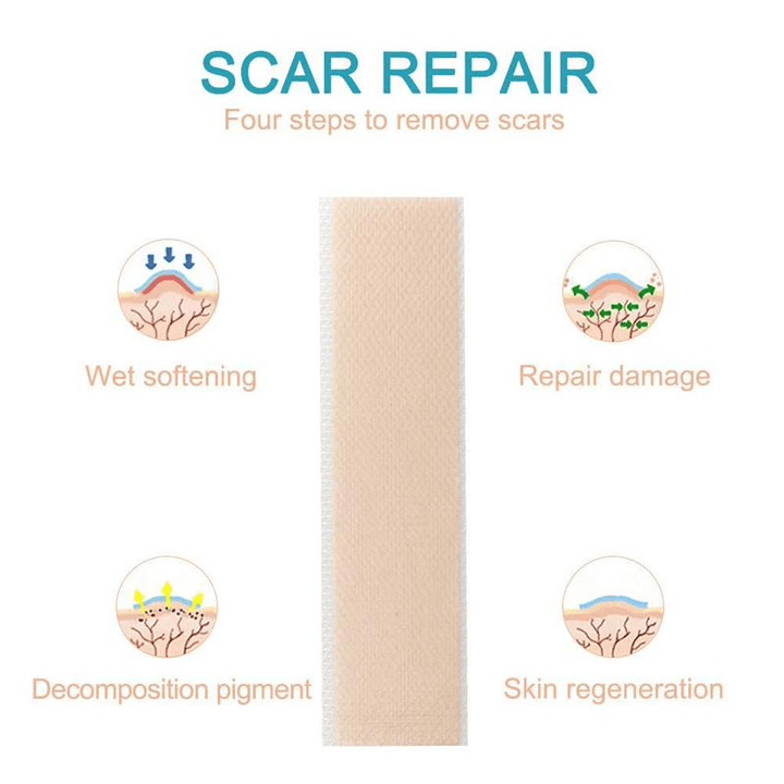 Silicone Surgical Scar Removal Patch Remove Trauma Burn Sheet Skin Repair Scar Removal Therapy Patch for Acne Scar Treatment - Trendha