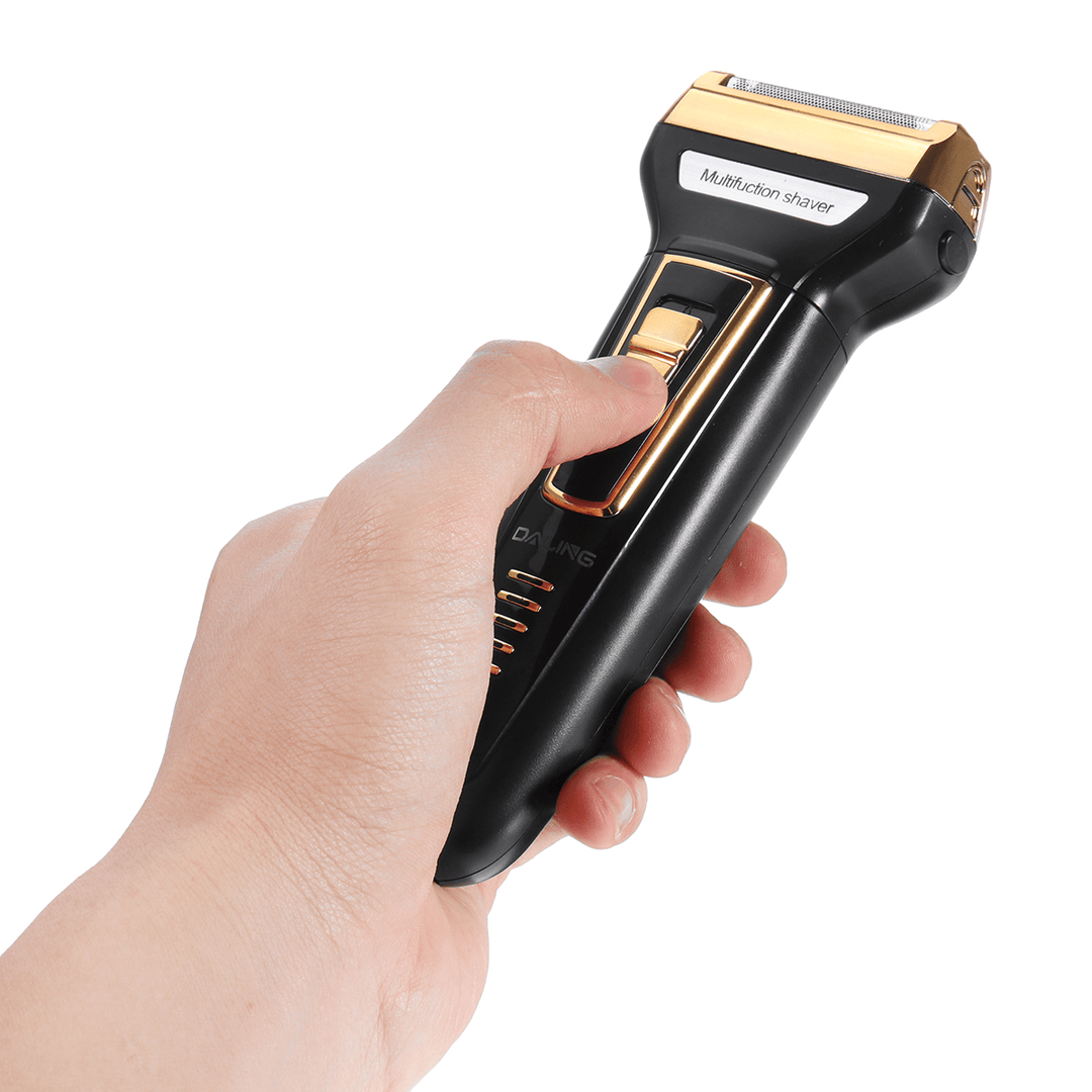 3 in 1 Men'S Electric Hair Clipper Rechargeable Hair Cutter Nose Hair Beard Trimmer - Trendha
