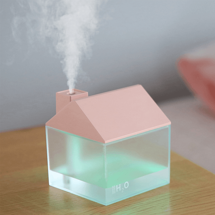 3 in 1 250Ml USB Air Humidifier Rechargeable Cool Mist Maker Aroma Oil Diffuser with LED Night Lamp - Trendha