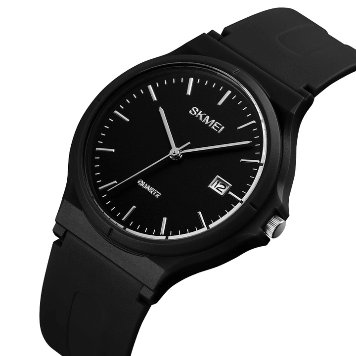 SKMEI 1449 Simple Black Pointer Fashion Colorful Men Women Quartz Watch - Trendha