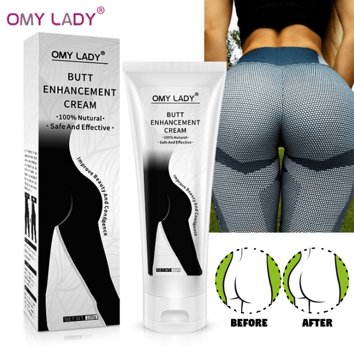 OMY LADY Butt Enchancement Cream Hip Enlargement Hip Enhancer Ass Lift up Plant Extract Effective Massage Cream - Trendha