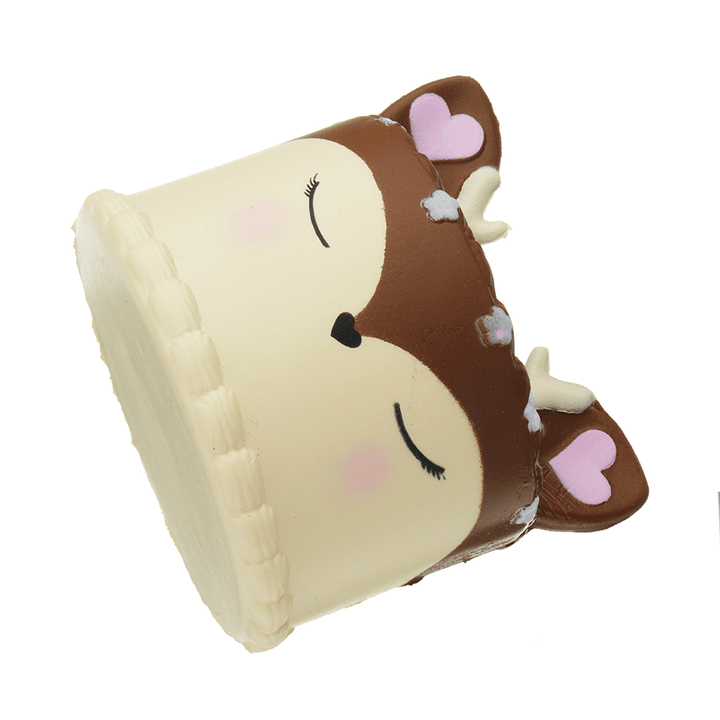 Antler Cake Squishy Toy 11.5*12.5 CM Slow Rising with Packaging Collection Gift - Trendha
