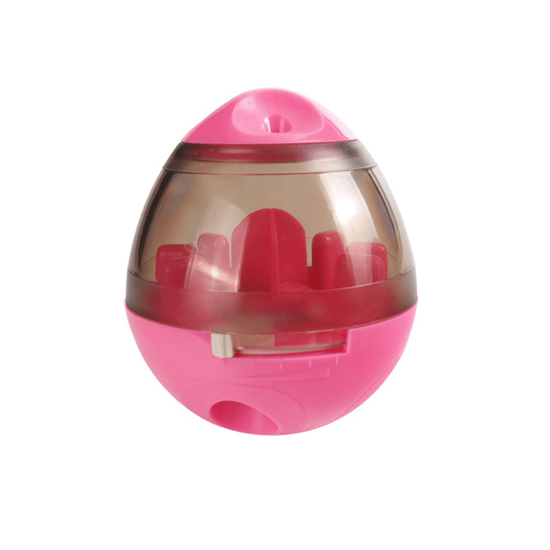 Yani Creative Egg Shape Tumbler Pet Food Dispenser Dog Cat Toy Pet Training Interactive Ball for Medium or Small Pet - Trendha