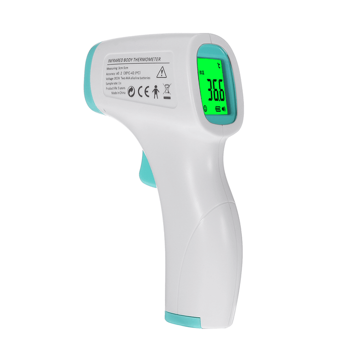 CE/FDA Certificated Portable Forehead Electronic IR Infrared Thermometer Non-Contact LCD Digital Temperature Fever Measurement Tester for Baby Adult Child Digital Thermometer - Trendha