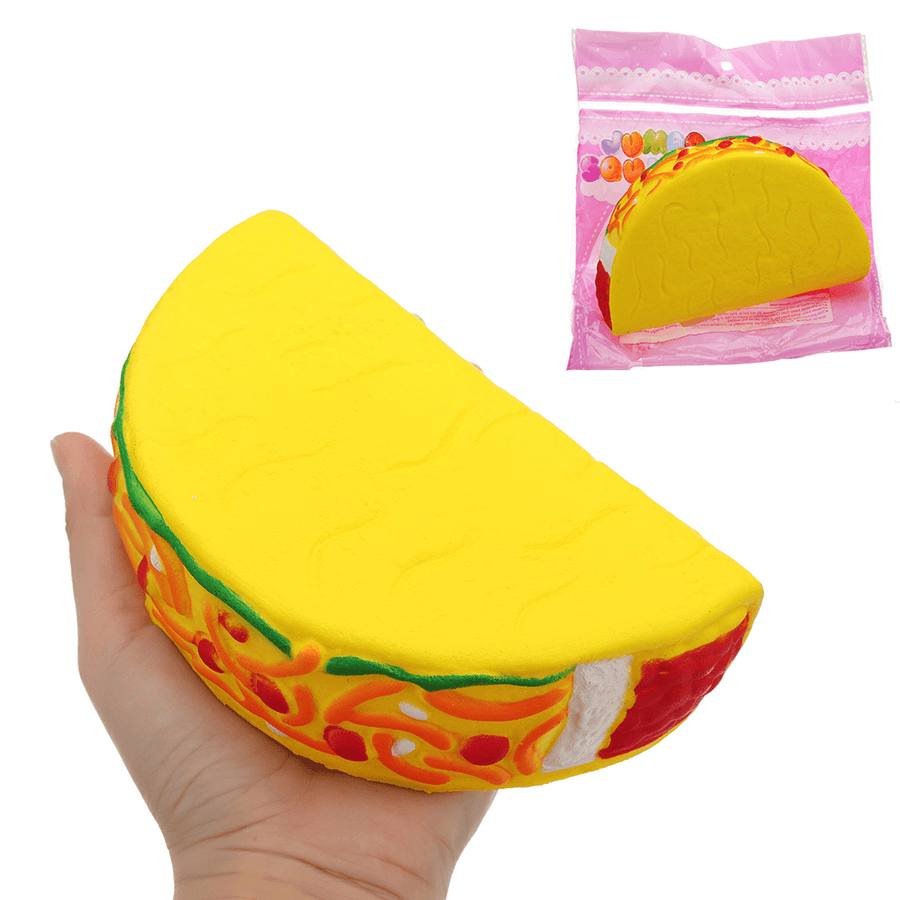 Semicircular Burger Squishy 14*9CM Slow Rising with Packaging Collection Gift Soft Toy - Trendha