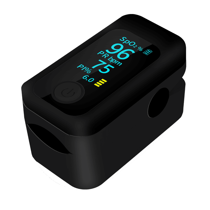 OLED Fingertip Pulse Oximeter Portable Pulse Oximeter Spo2 PR PI Monitor Digital Perfusion Index Heart Rate Blood Oxygen Saturation Monitor - Trendha