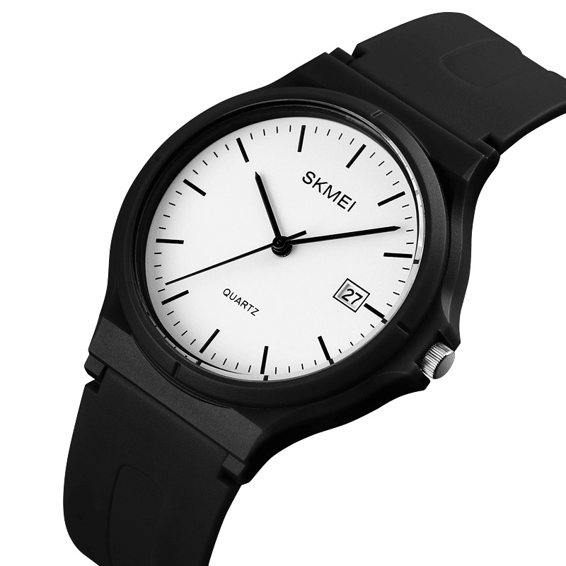 SKMEI 1449 Simple Black Pointer Fashion Colorful Men Women Quartz Watch - Trendha