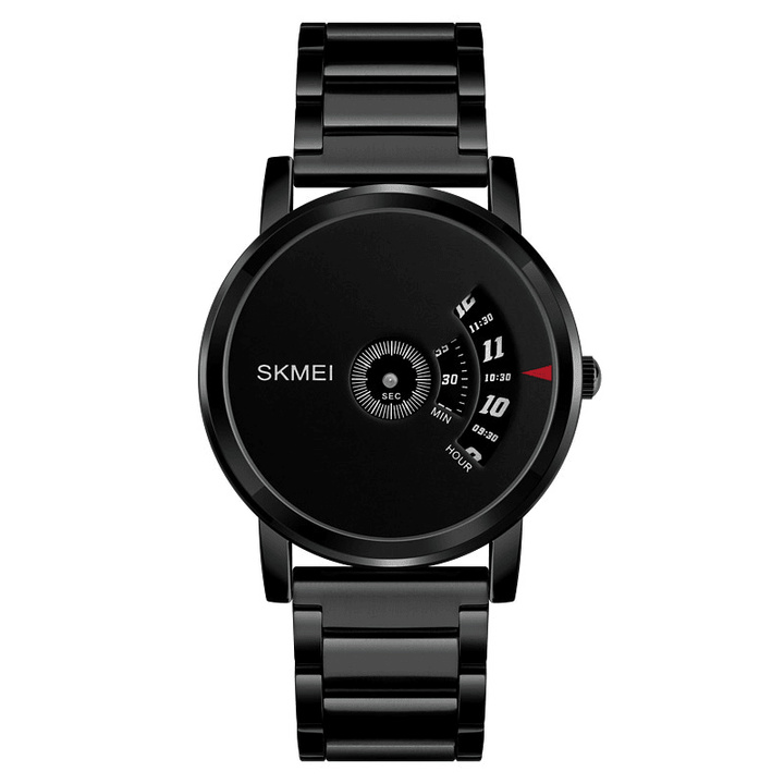 SKMEI 1260 Business Creative Watch Luxury Stainless Steel Strap Men Quartz Watch Wristwatch - Trendha