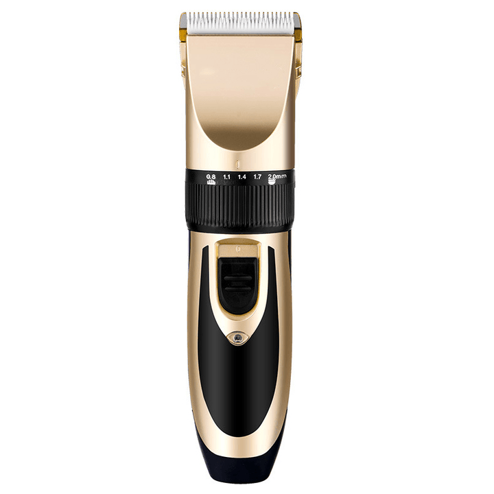 Y.F.M® Rechargeable Men Electric Hair Clipper Trimmer Beard Shaver 110-240V Haircut Ceramic Blade - Trendha