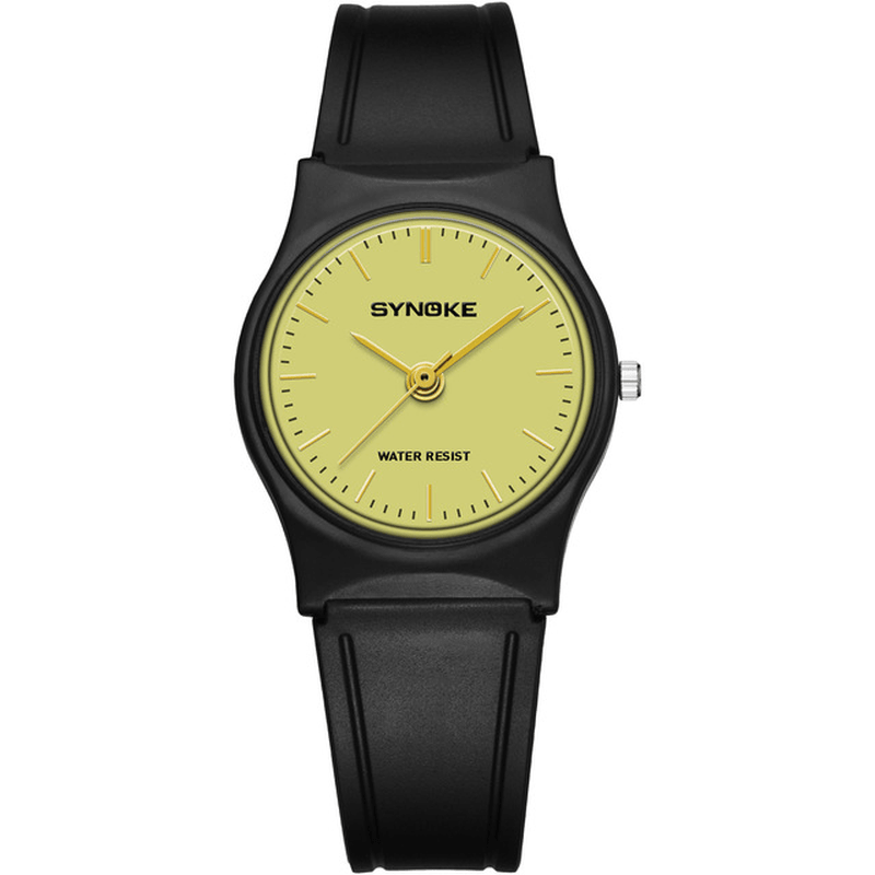 SYNOKE 9018 Simple Design Casual Style Ultra Thin Waterproof Fashion Men Watch Quartz Watch - Trendha