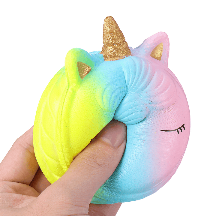 Fantasy Animal Squishy Unicorn Macaron 9CM Jumbo Toys Gift Collection with Packaging - Trendha