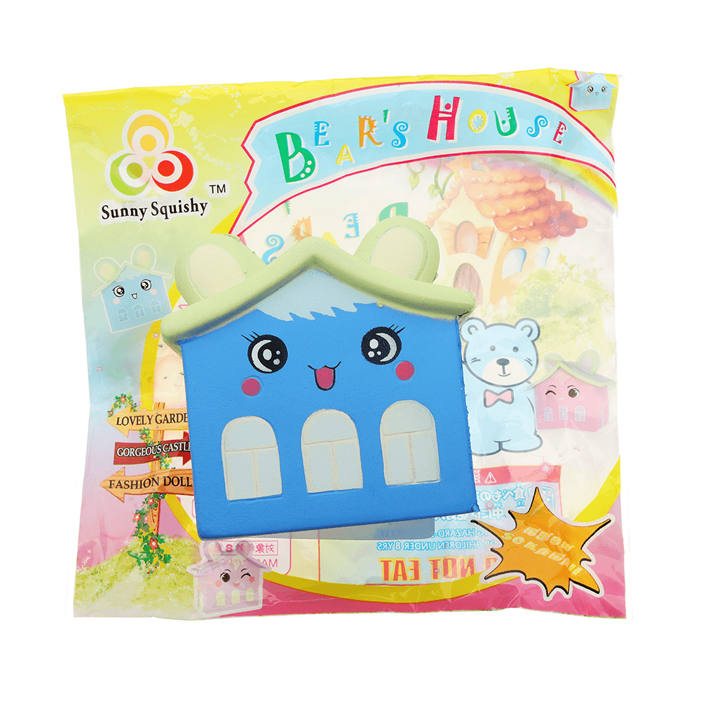 Sunny Squishy Bear House 8*11*8.5Cm Slow Rising with Packaging Collection Gift Soft Toy - Trendha