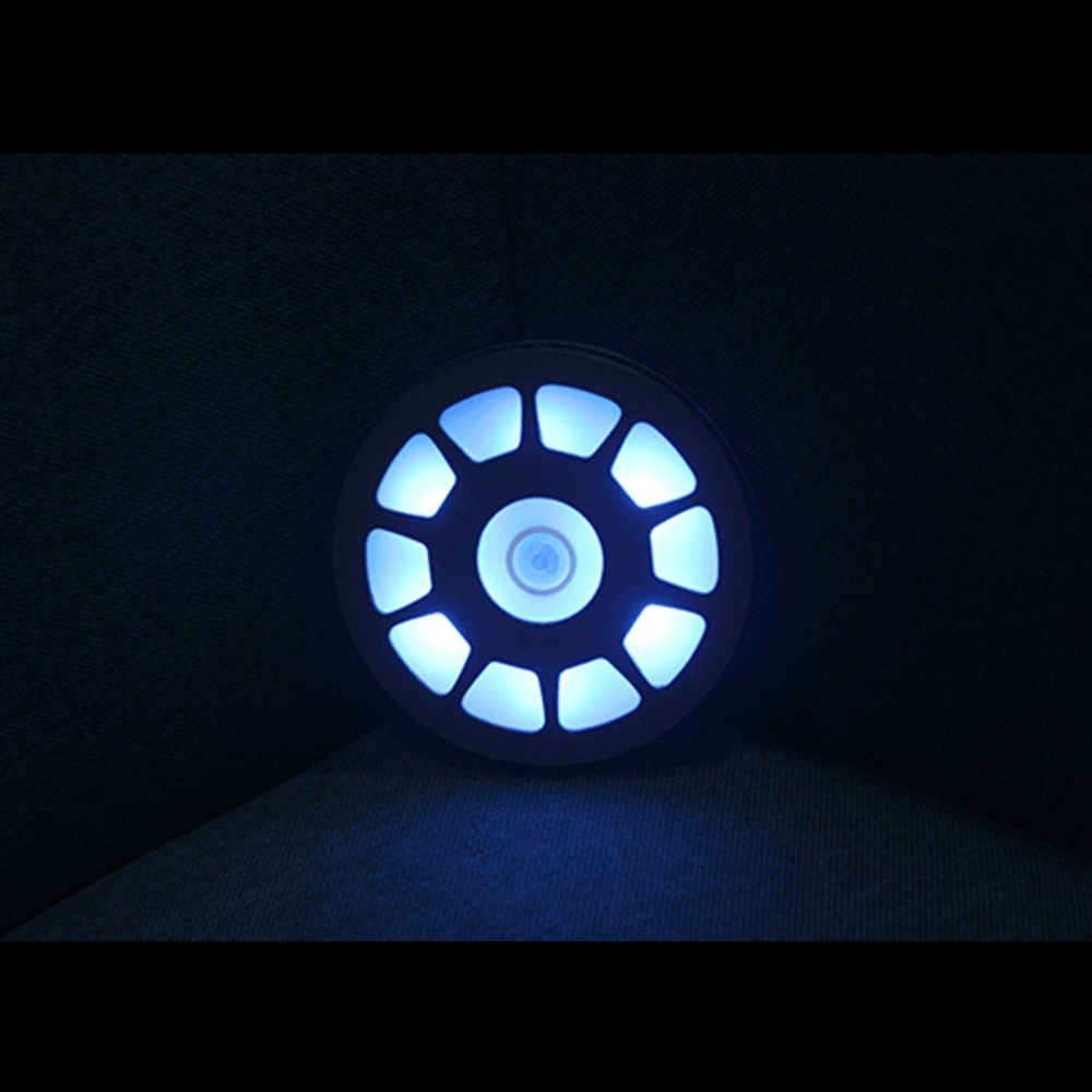 MK Arc Reactor Induction Infrared Sensing Night Light Refrigerator Magnet Desk Lamp Tony Stark Toys - Trendha