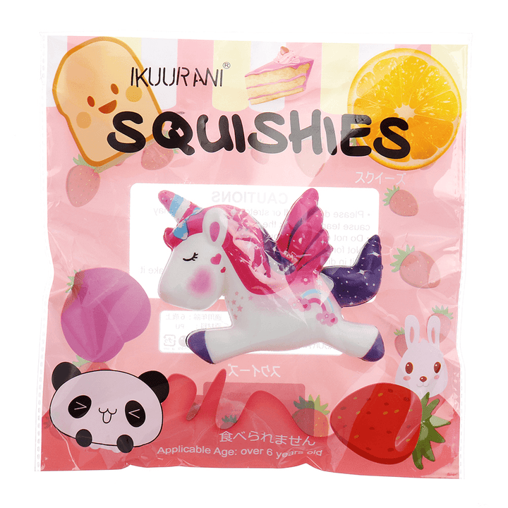 IKUURANI Unicorn Squishy 10.5*8CM Cute Slow Rising Toy Decor Gift with Original Packing - Trendha