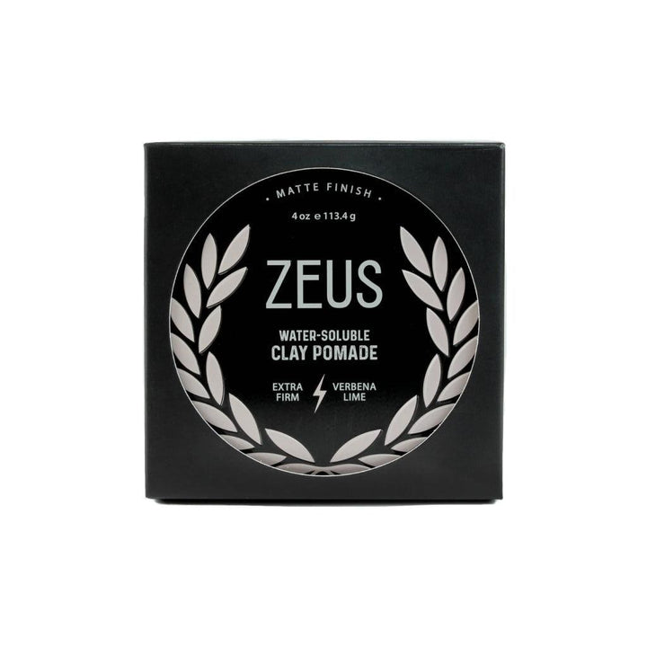 Zeus Natural Verbena Lime Extra-Firm Clay Pomade - Trendha