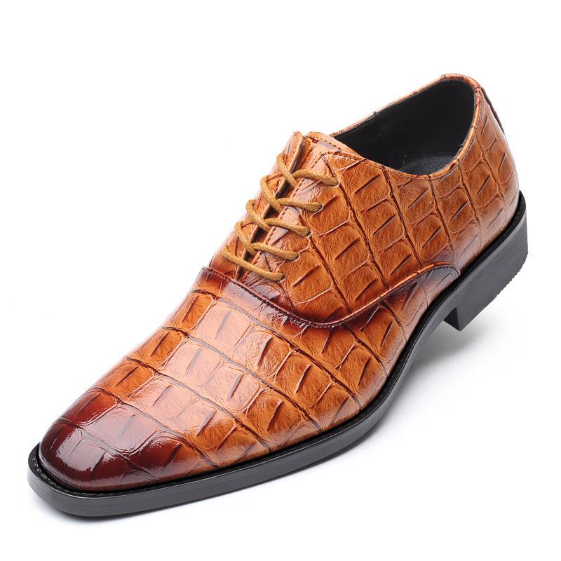 Men's Plus Size British Casual Leather Shoes - Trendha
