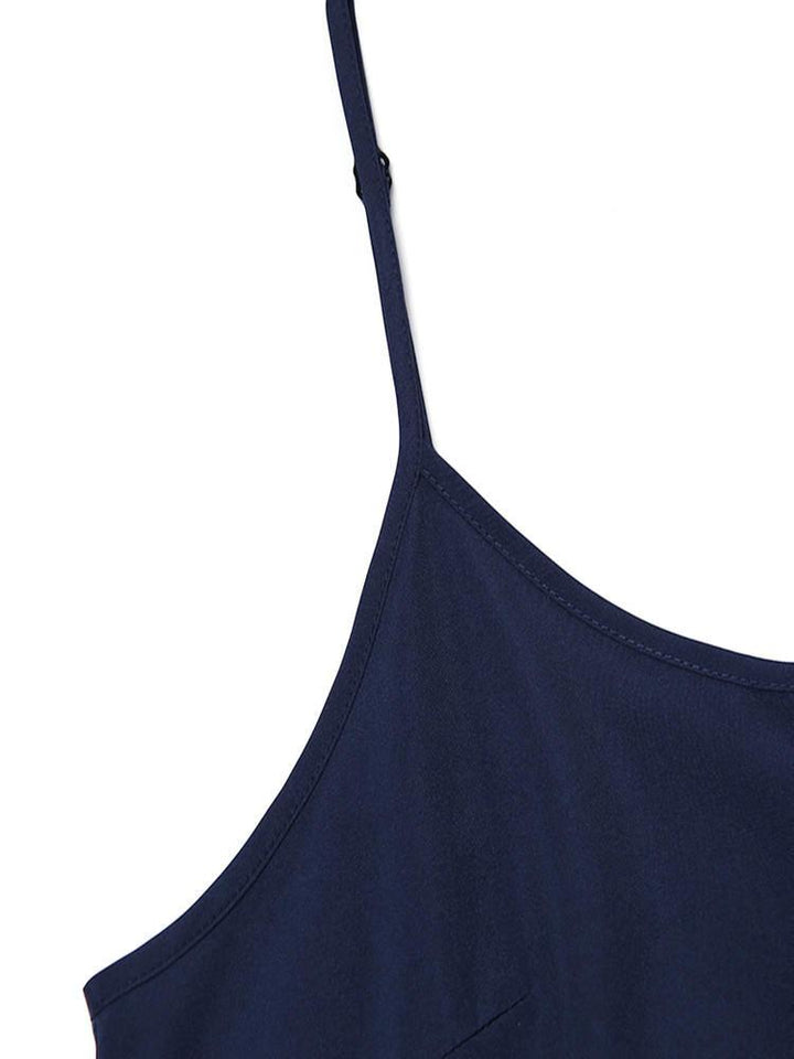 Womens Casual Sleeveless Solid Summer Long Maxi Dress - Trendha