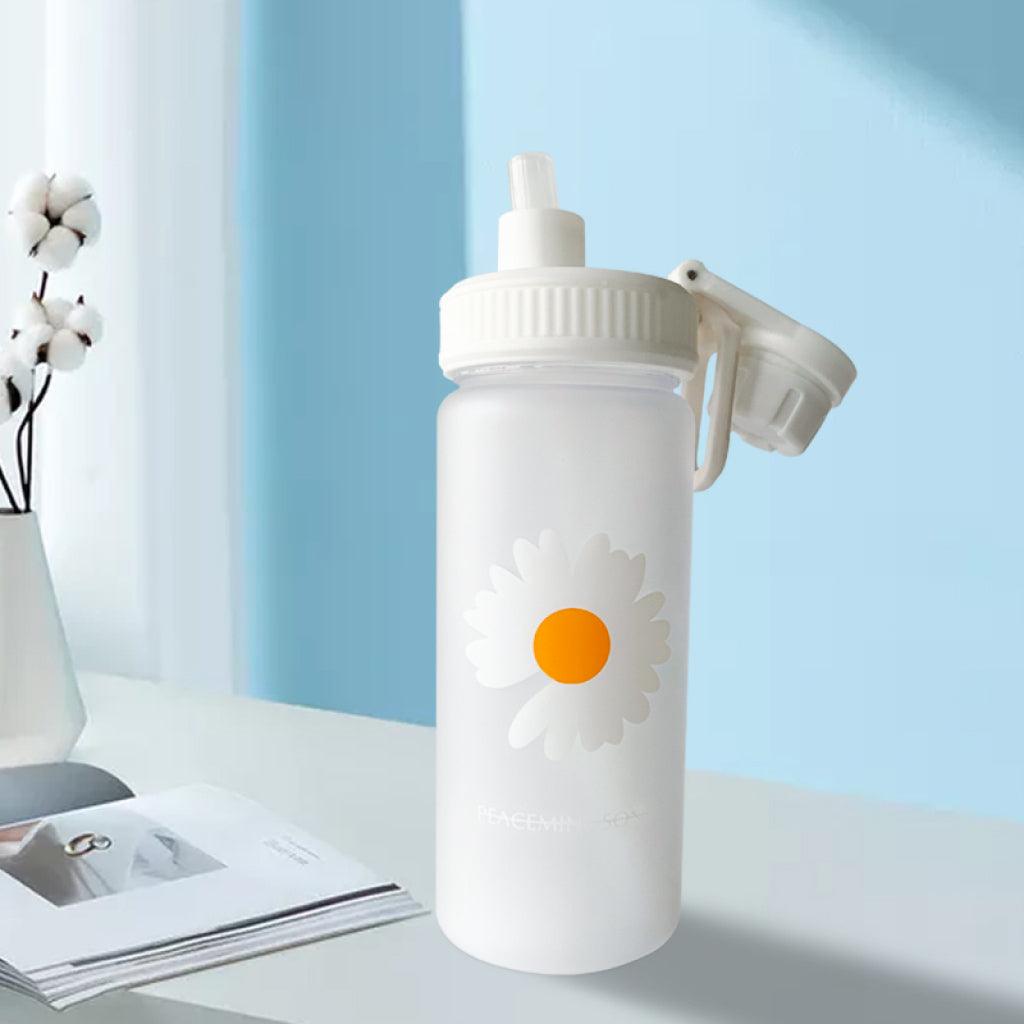 Plastic Water Bottle With Straw - Trendha