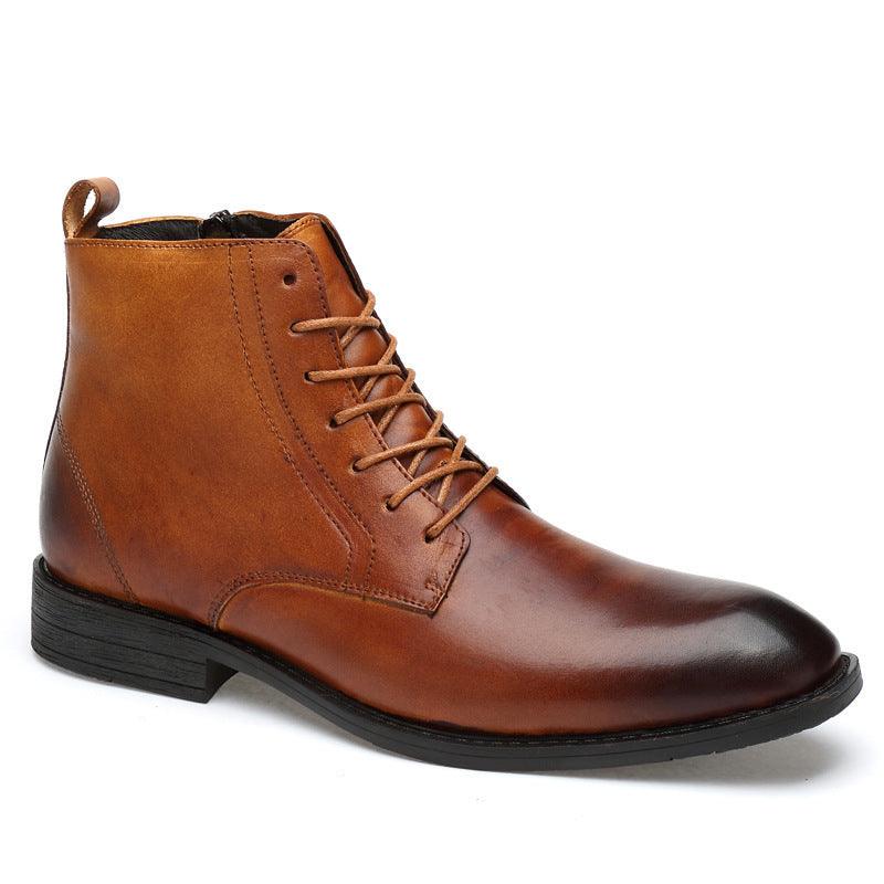 Men's high-top business shoes - Trendha