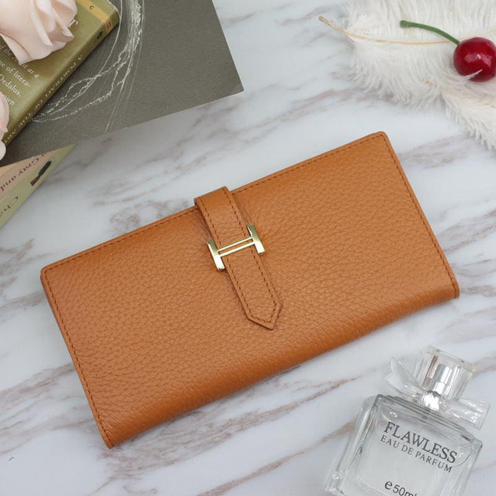Women's Long Wallet with Convenient Drawstring Closure - Trendha