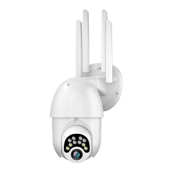 Guudgo 1080P 10 LED 5X Zoom Upgraded Four-antenna HD Outdoor PTZ IP Camera Two Way Audio Voice Alarm Wifi Camera Auto Waterproof Night Vision Surveillance - Trendha