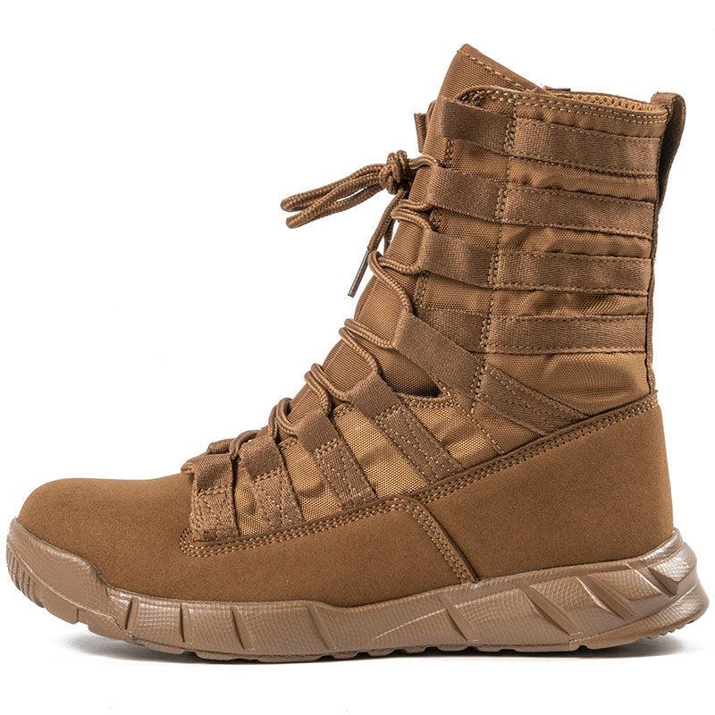 New High Top Combat Green Desert Boots Lightweight - Trendha